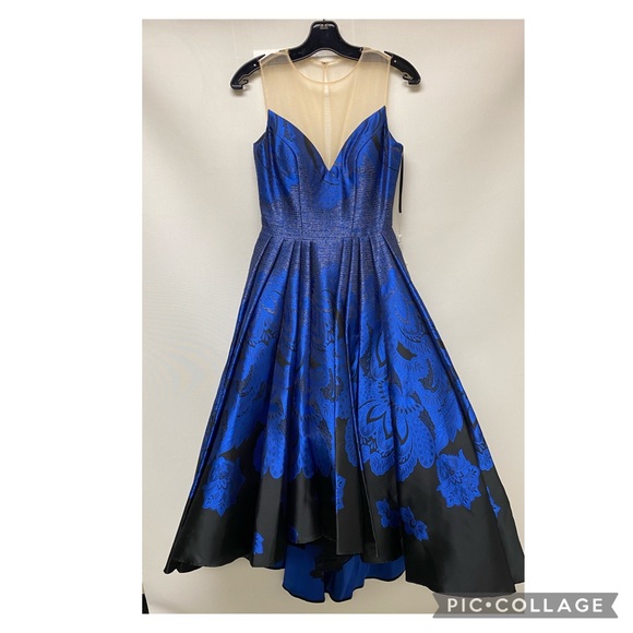 Mon Cheri High Low Illusion mesh sweetheart neckline gown - Picture 5 of 16